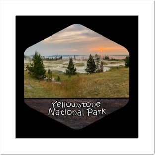 Yellowstone National Park - West Thumb Geyser Trail Posters and Art